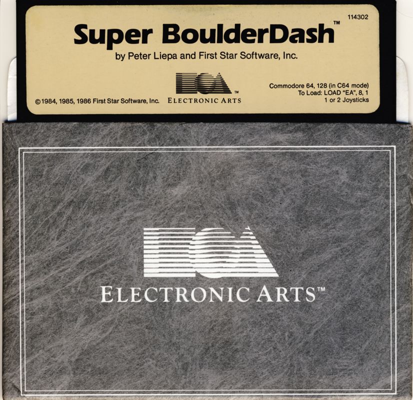 Media for Super Boulder Dash (Commodore 64)
