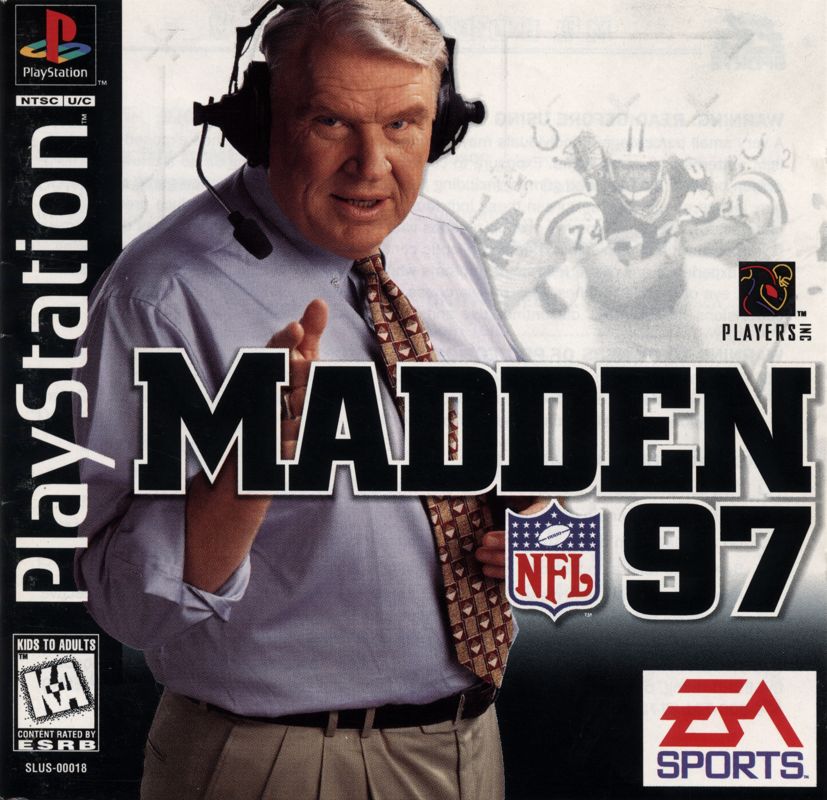 Front Cover for Madden NFL 97 (PlayStation)
