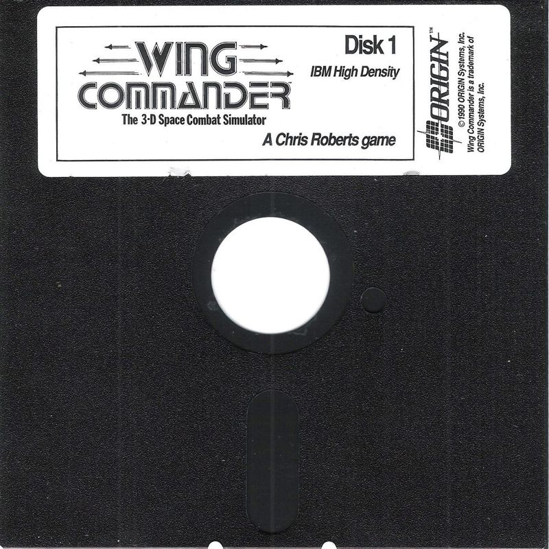 Media for Wing Commander (DOS) (5.25" HD release): Disk (1/3)