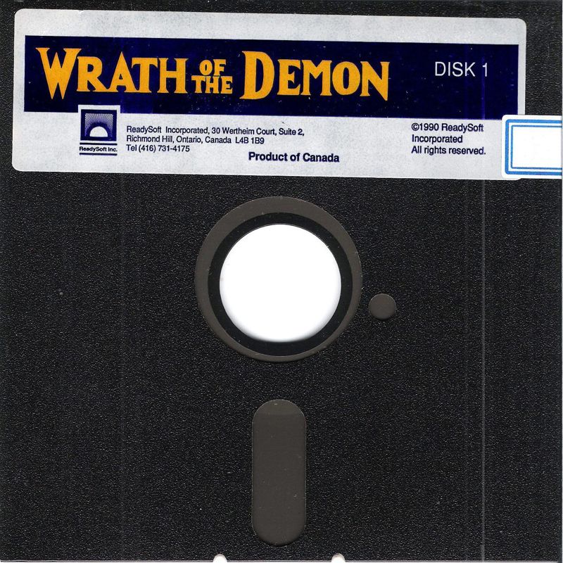 Media for Wrath of the Demon (DOS) (5.25" Release): Disk (1/6)