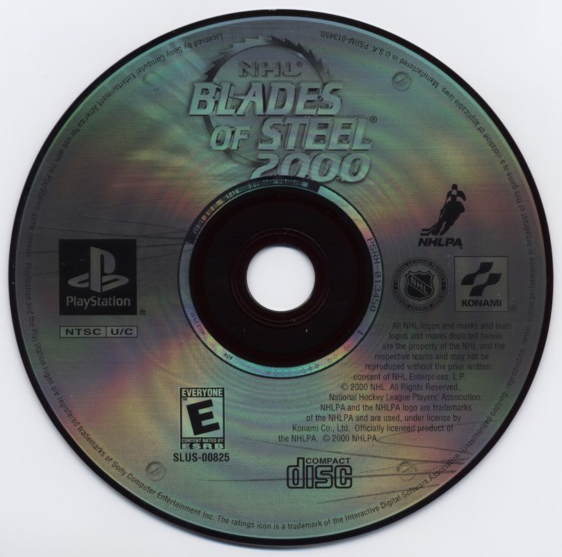 Media for NHL Blades of Steel 2000 (PlayStation)