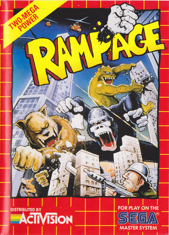 Front Cover for Rampage (SEGA Master System)