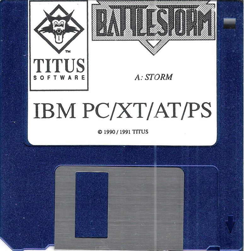 Media for Battlestorm (DOS) (3.5" Release)