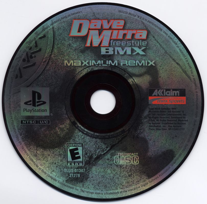 Media for Dave Mirra Freestyle BMX: Maximum Remix (PlayStation)
