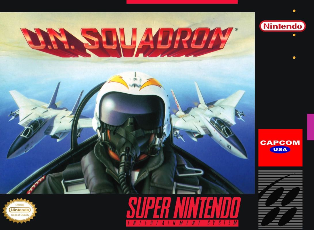 Front Cover for U.N. Squadron (SNES)