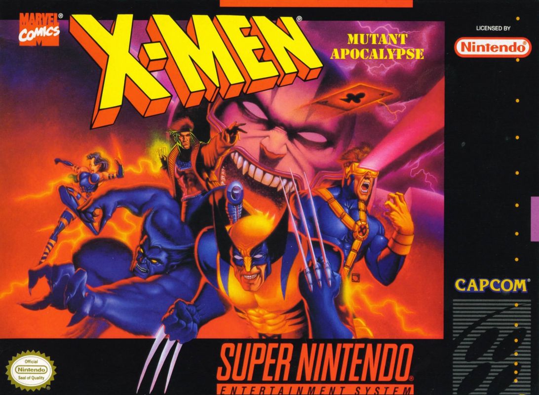 Front Cover for X-Men: Mutant Apocalypse (SNES) (Made in Japan version)