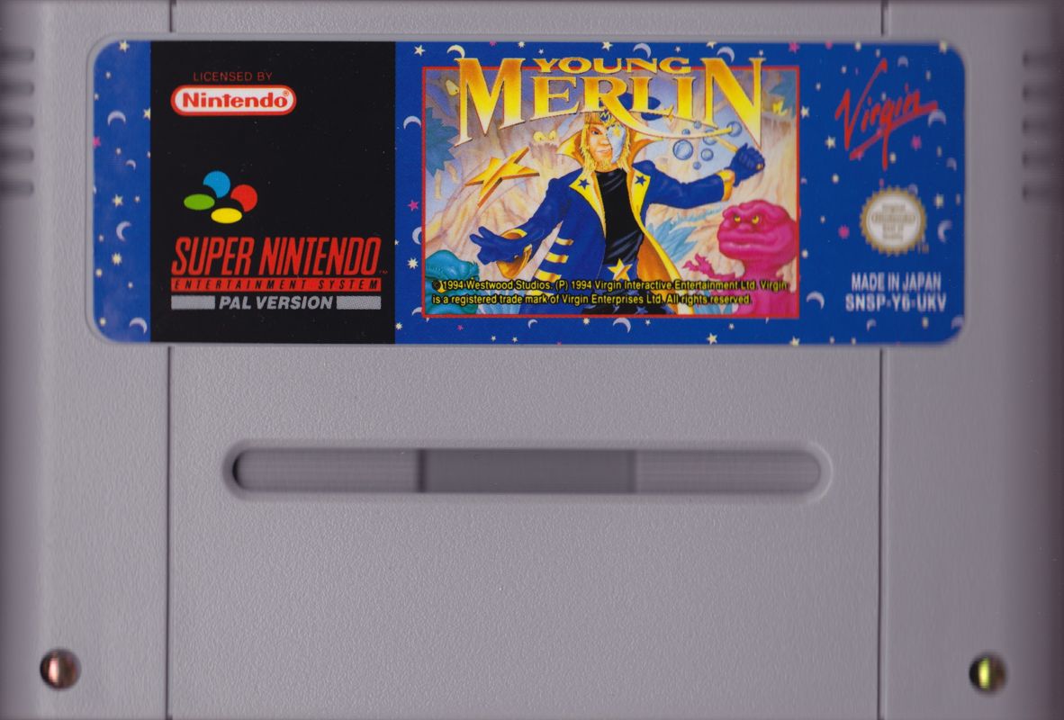 Media for Young Merlin (SNES)