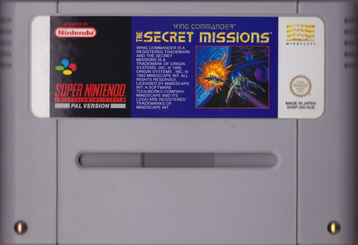 Media for Wing Commander: The Secret Missions (SNES)