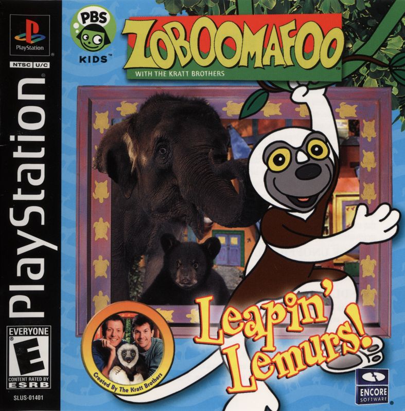 Front Cover for Zoboomafoo: Leapin' Lemurs! (PlayStation)