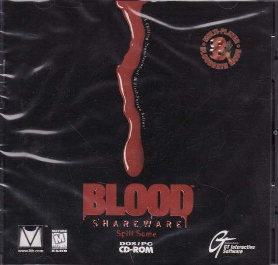 Front Cover for Blood (DOS) (Shareware version)