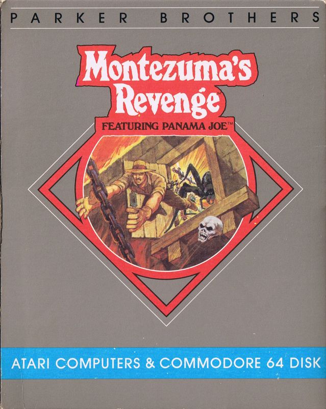 Front Cover for Montezuma's Revenge (Atari 8-bit and Commodore 64)