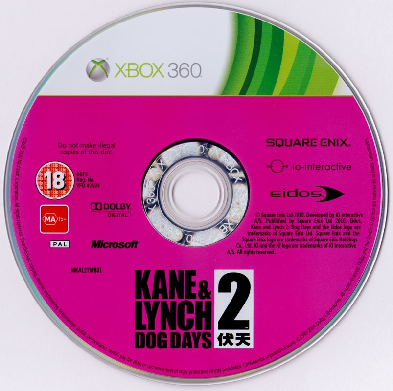 Media for Kane & Lynch 2: Dog Days (Limited Edition) (Xbox 360)