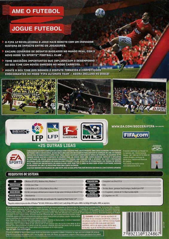 FIFA 12 Xbox 360 - Compra jogos online na