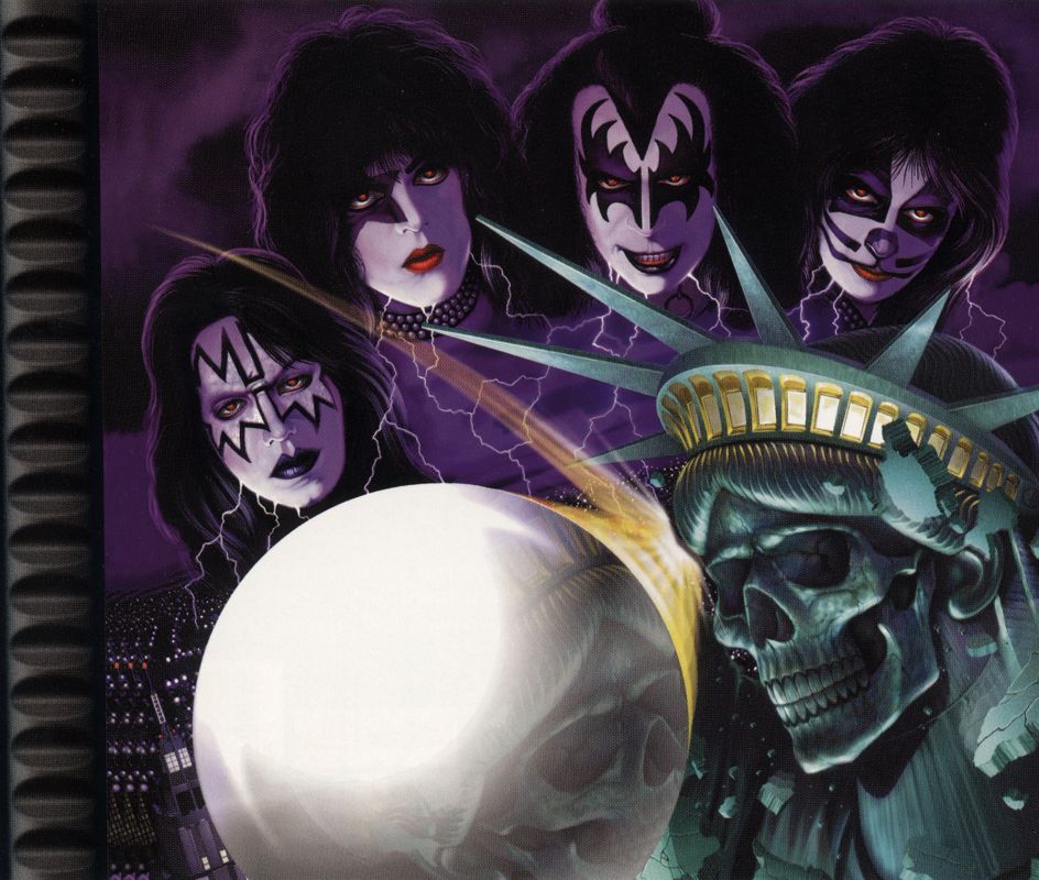 Inside Cover for Kiss Pinball (PlayStation)