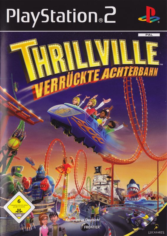 Front Cover for Thrillville: Off the Rails (PlayStation 2)