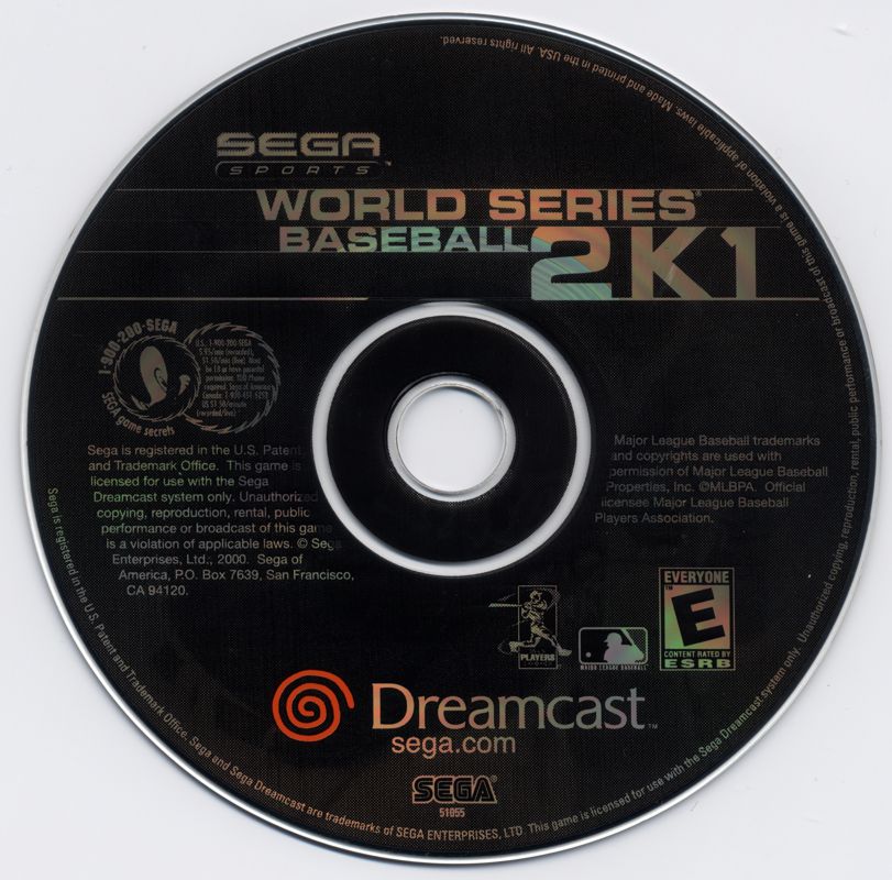 Media for World Series Baseball 2K1 (Dreamcast)