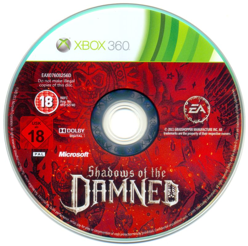 Shadows of the Damned cover or packaging material - MobyGames