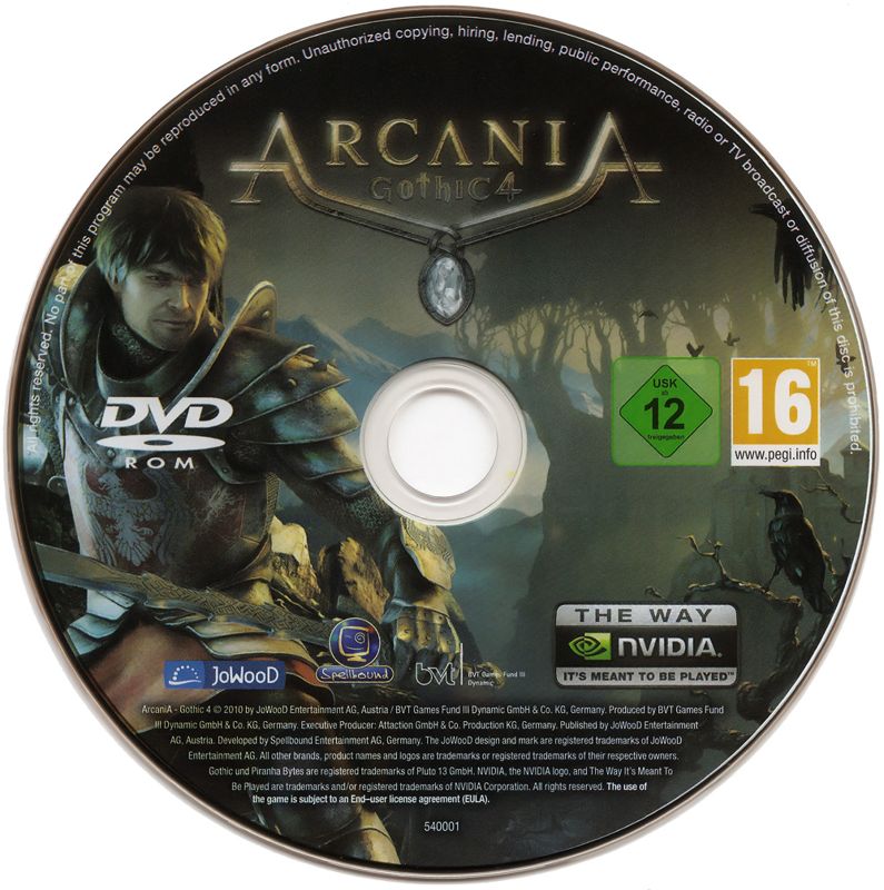 Media for ArcaniA: Gothic 4 (Windows) (Software Pyramide release)