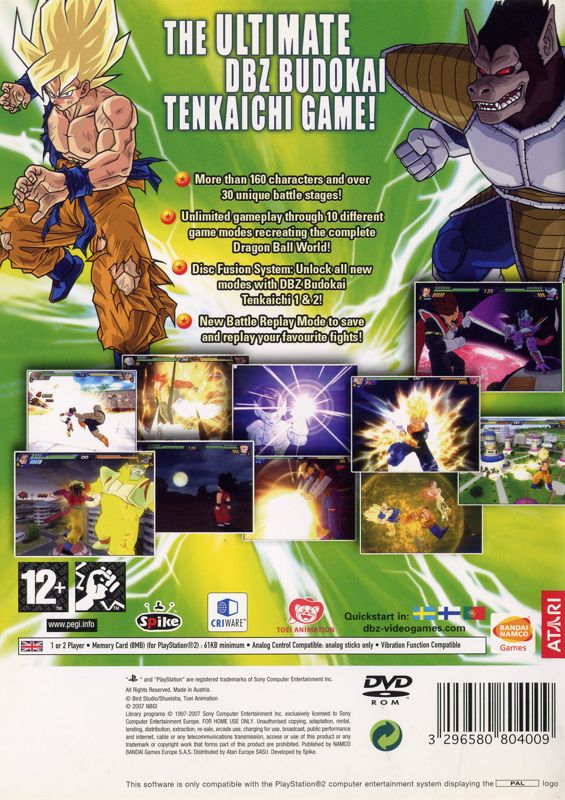 Dragon Ball Z: Budokai Tenkaichi 3 (2007) - MobyGames