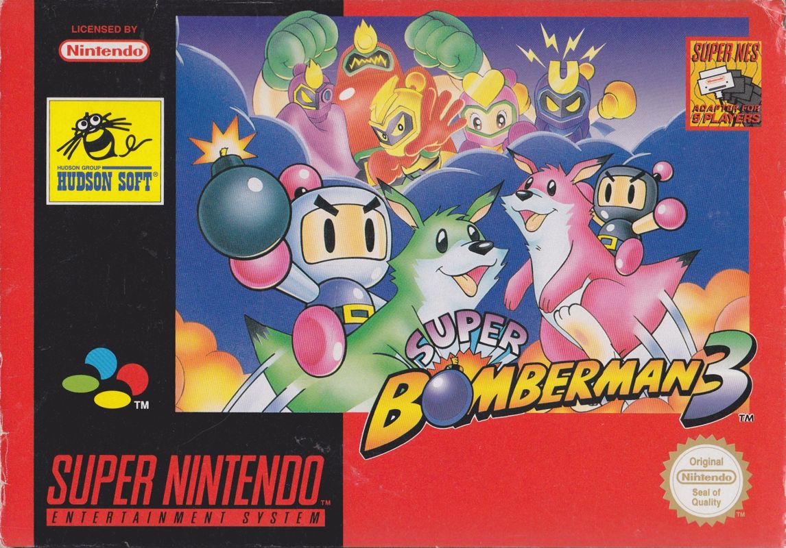 Front Cover for Super Bomberman 3 (SNES)