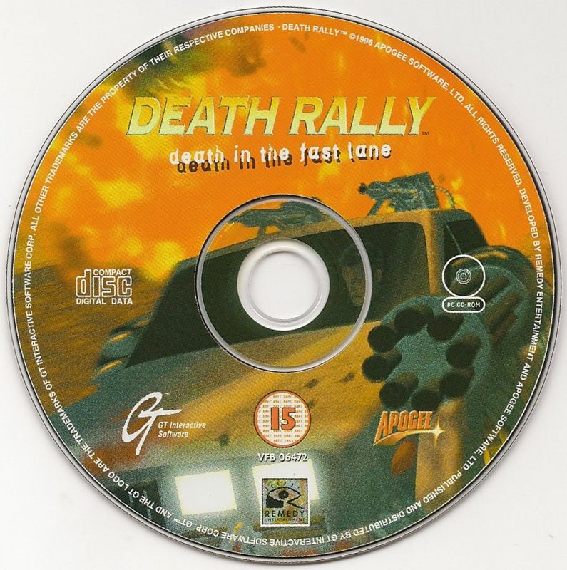 Media for Death Rally (DOS) (Replay release)