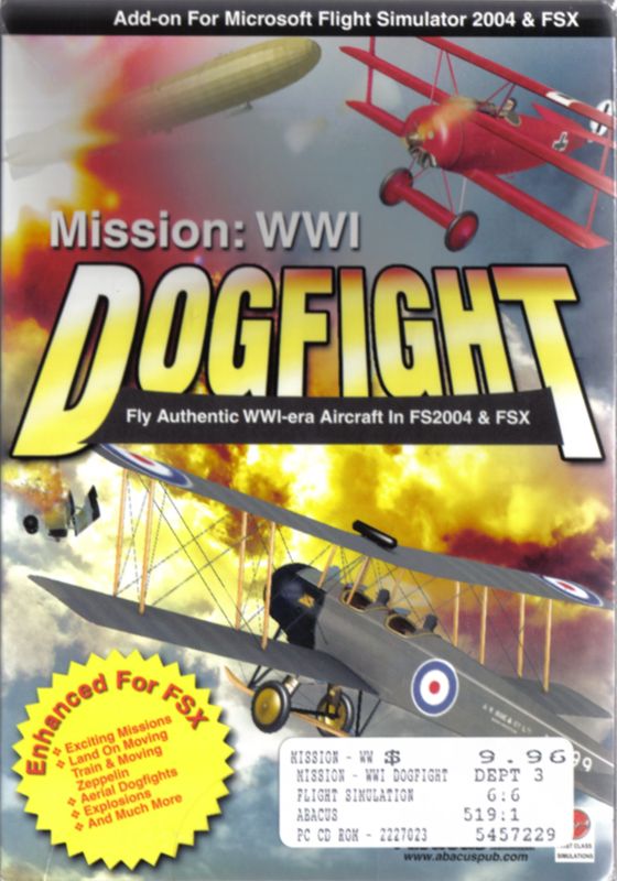Front Cover for Mission: WWI Dogfight (Windows)