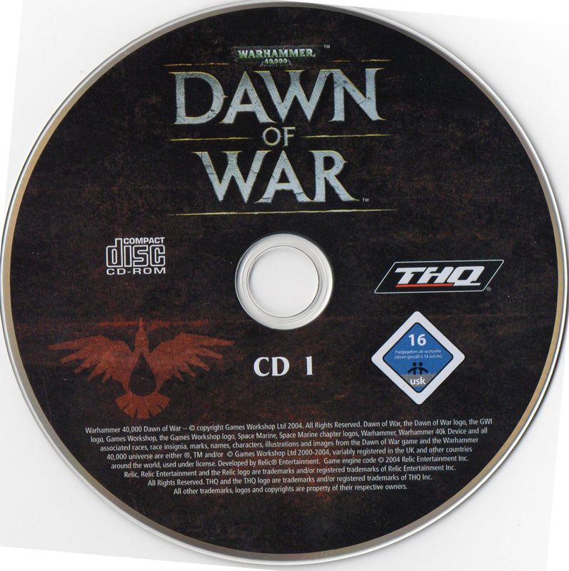 Media for Warhammer 40,000: Dawn of War - Game of the Year (Windows): Disc 1