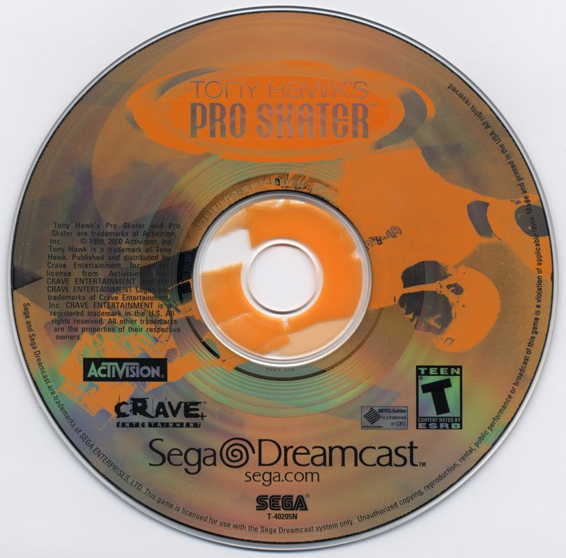 Media for Tony Hawk's Pro Skater (Dreamcast)