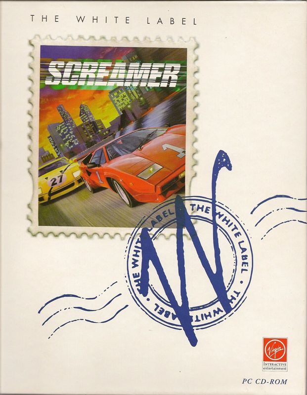 Front Cover for Screamer (DOS) (The White Label release)