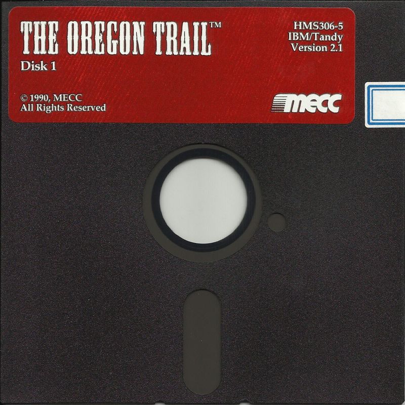 Media for The Oregon Trail (DOS): 5.25" Disk (1/2)