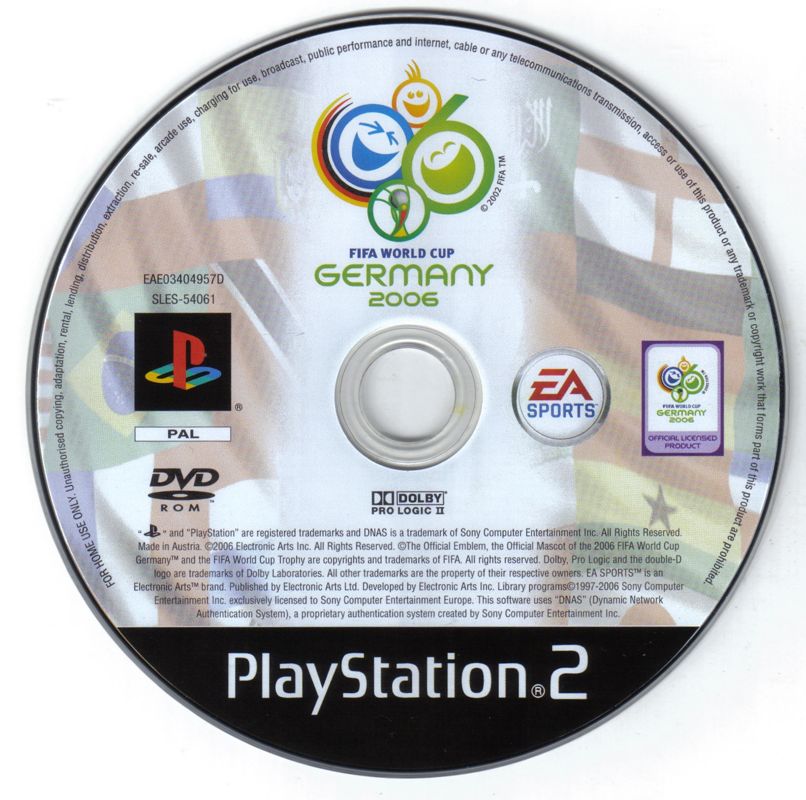 Media for FIFA World Cup: Germany 2006 (PlayStation 2)