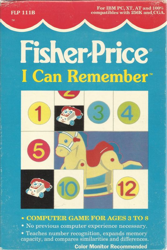 Front Cover for Fisher-Price I Can Remember (DOS) (5.25" Release)