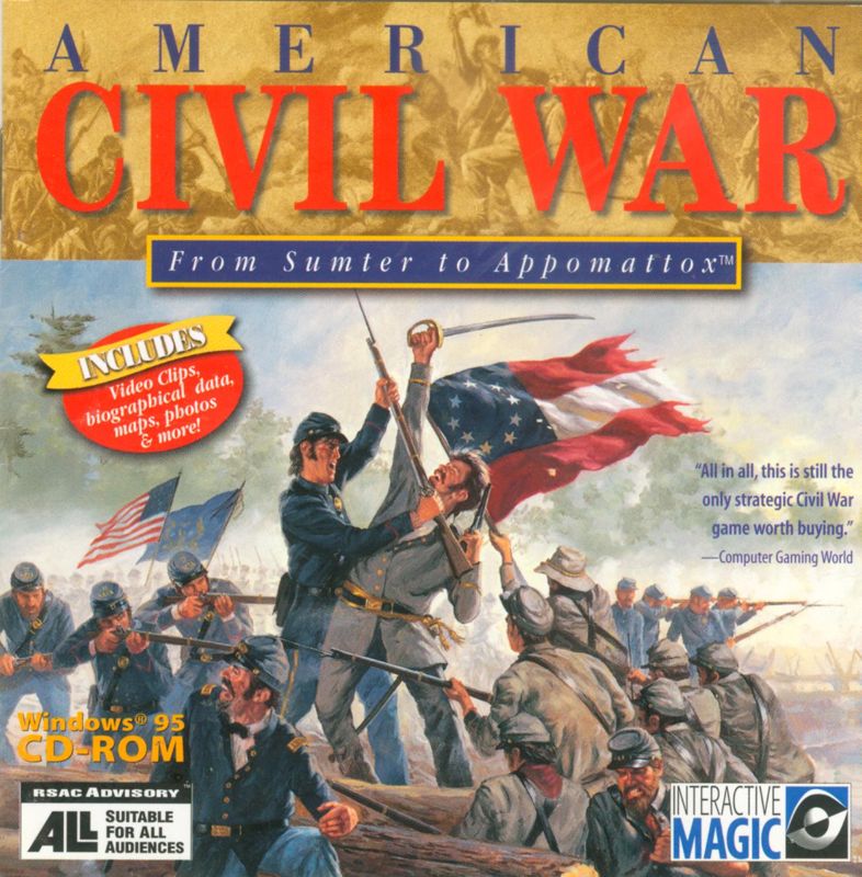 Front Cover for American Civil War: From Sumter to Appomattox (Windows and Windows 3.x)