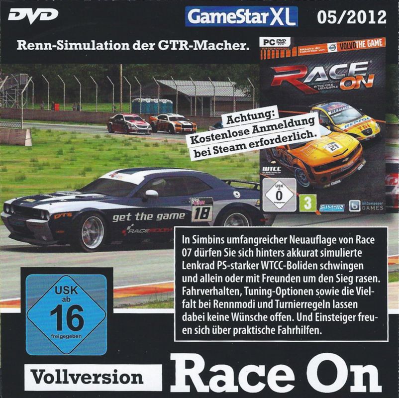 Other for Race On Bundle (Windows) (GameStar XL 05/2012 covermount): Slipcase - Front