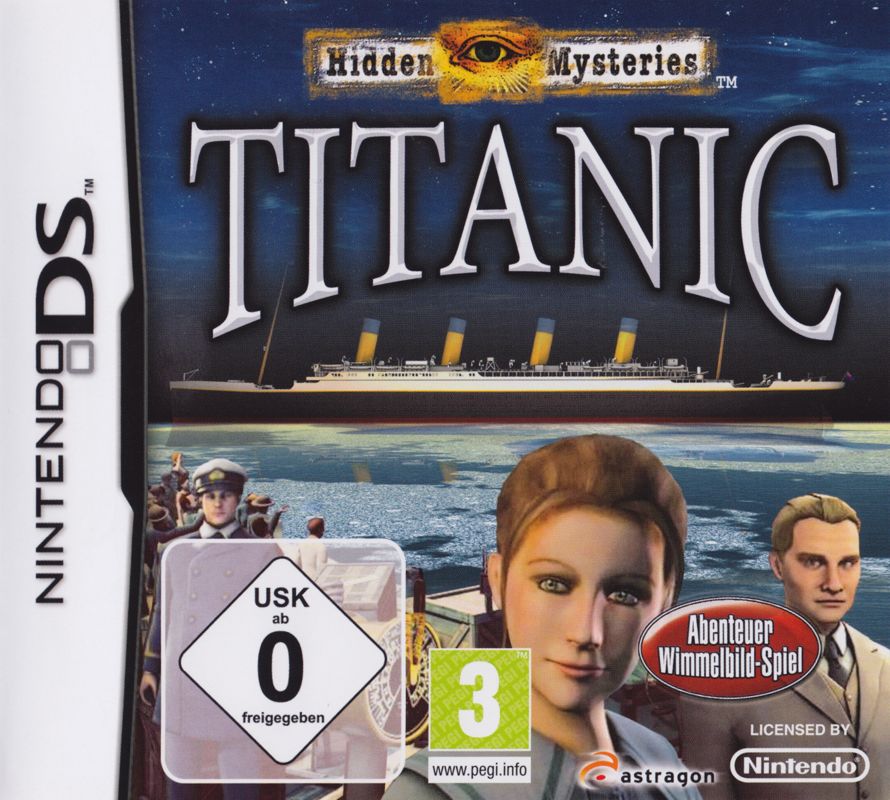 Front Cover for Hidden Mysteries: Titanic - Secrets of the Fateful Voyage (Nintendo DS)