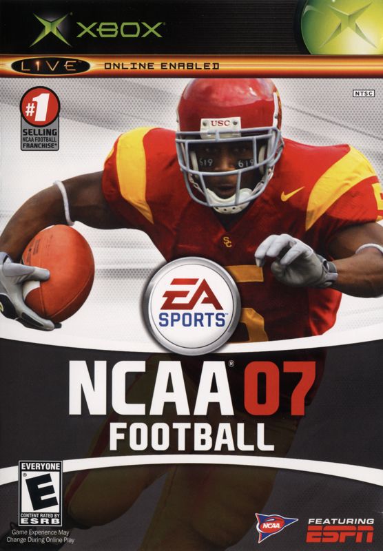 NCAA Football 07 cover or packaging material - MobyGames