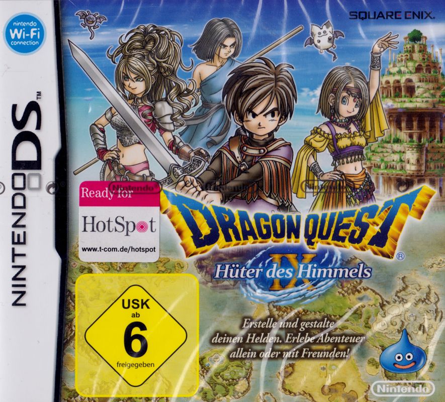 Front Cover for Dragon Quest IX: Sentinels of the Starry Skies (Nintendo DS) (Re-release)