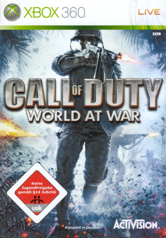Front Cover for Call of Duty: World at War (Xbox 360)