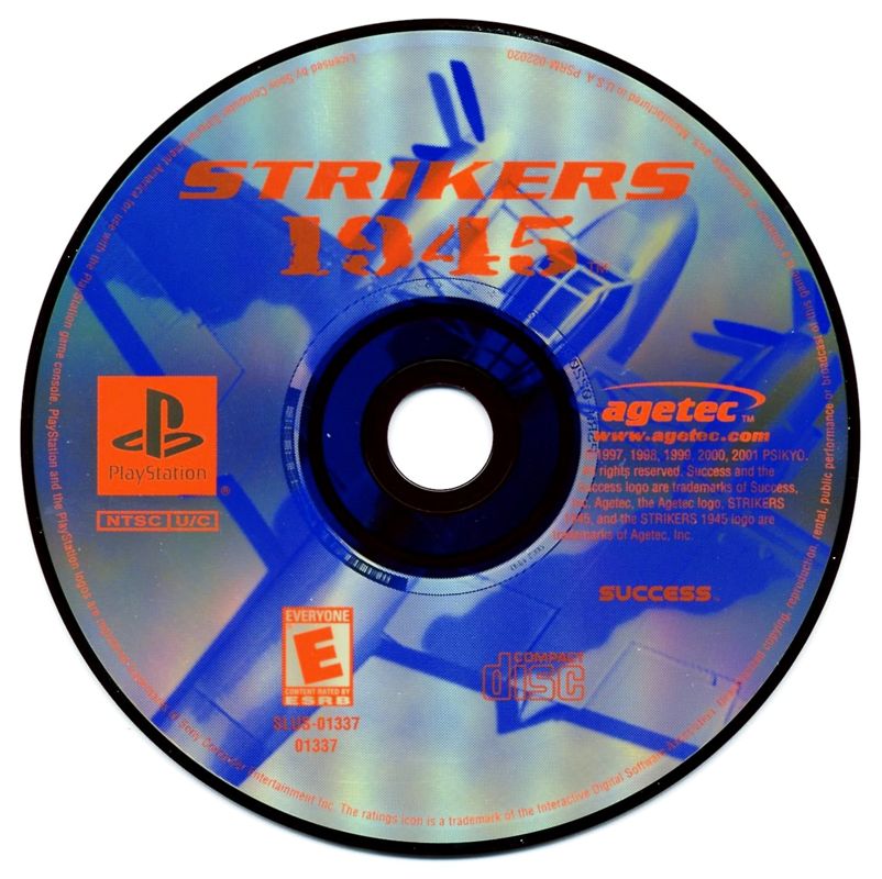 Media for Strikers 1945 II (PlayStation)