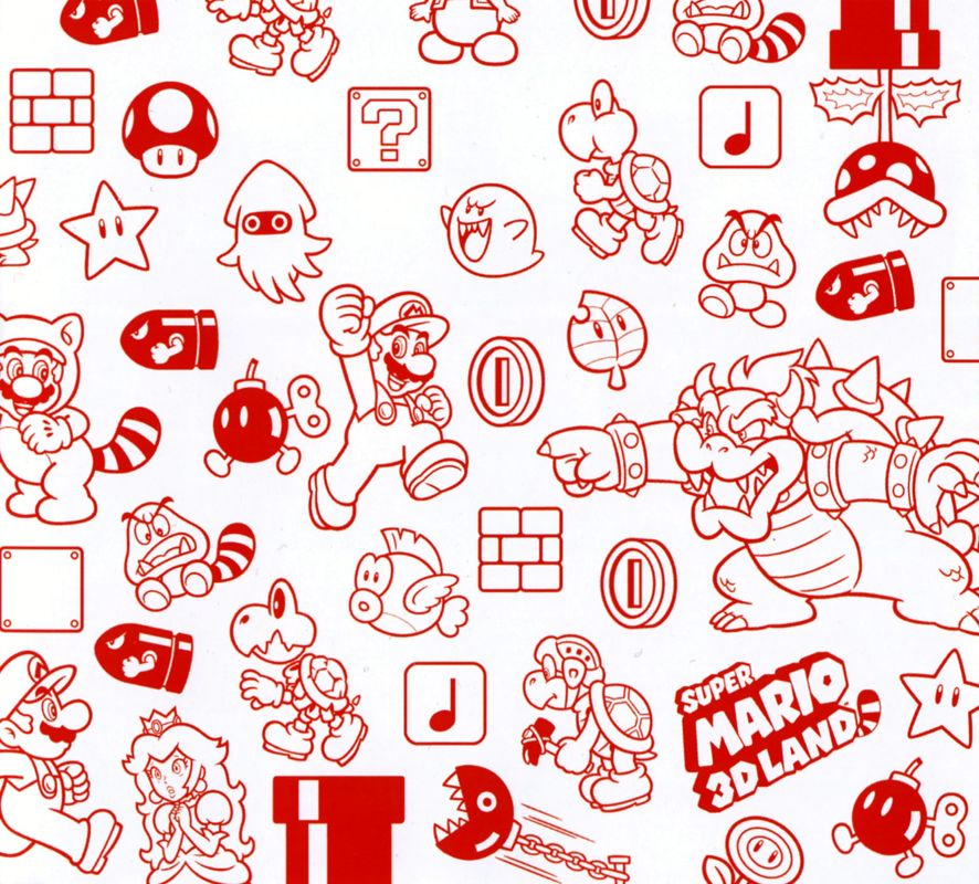 Inside Cover for Super Mario 3D Land (Nintendo 3DS): right