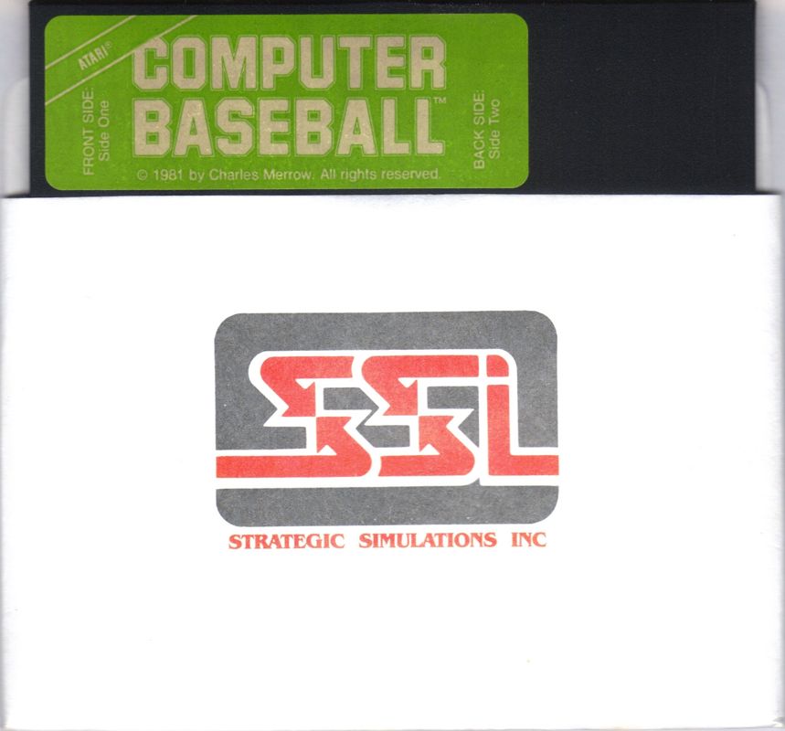 Media for Computer Baseball (Atari 8-bit)