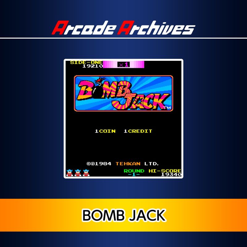Front Cover for Bomb Jack (PlayStation 4) (PSN (SEN) release): 1st version