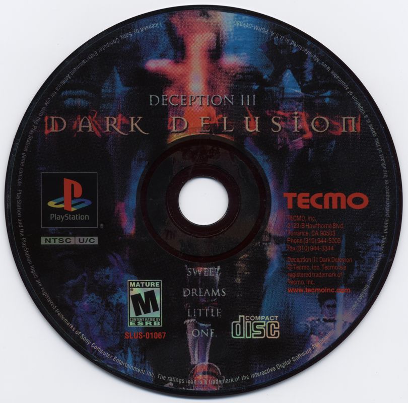 Media for Deception III: Dark Delusion (PlayStation)