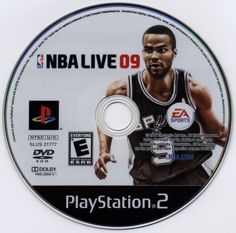 Media for NBA Live 09 (PlayStation 2)