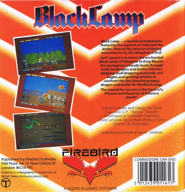Black Lamp cover or packaging material MobyGames