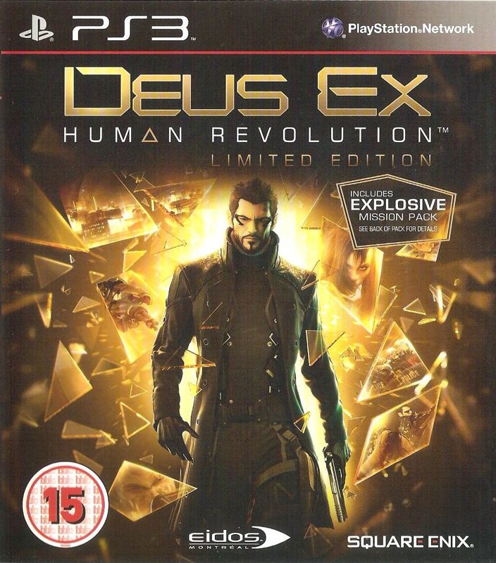 Front Cover for Deus Ex: Human Revolution: Limited Edition (PlayStation 3)