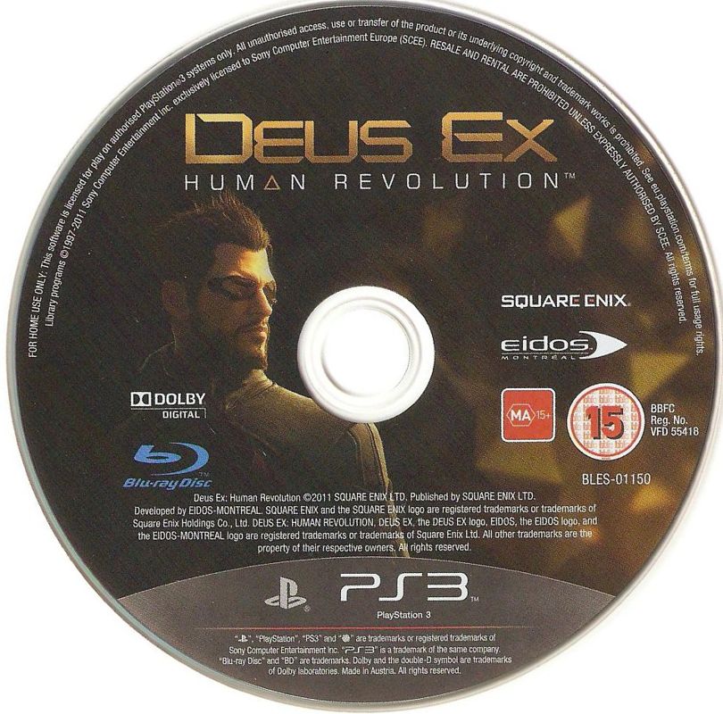 Deus Ex: Human Revolution: Limited Edition cover or packaging material ...