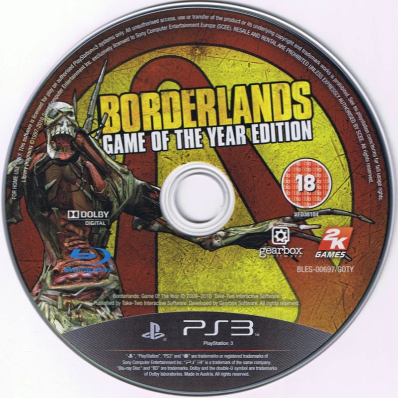 Media for Borderlands: Game of the Year Edition (PlayStation 3)