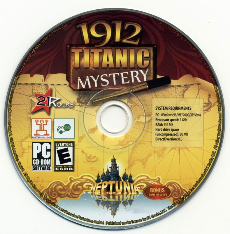 Media for 1912: Titanic Mystery (Windows)