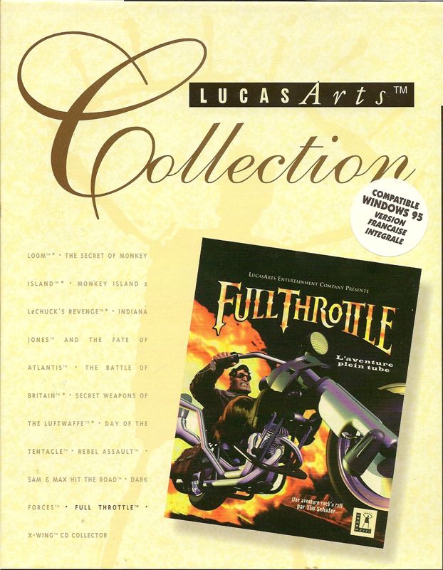 Front Cover for Full Throttle (DOS and Windows) (LucasArts Collection release)